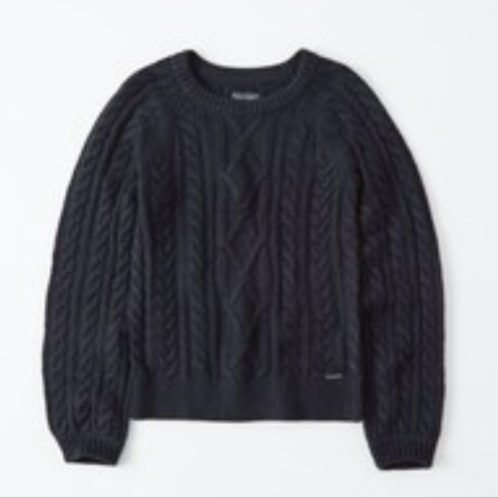 A&F Cable Crew Sweater
